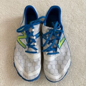 New Balance Minimus Running Shoes MR10WB2  Blue Lime Green Mens Size 8 D